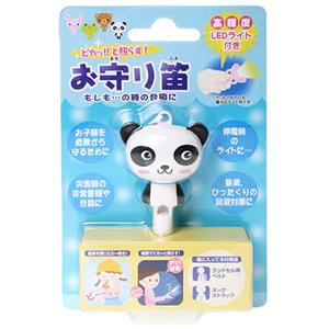 LEDライト付 お守り笛 パンダ